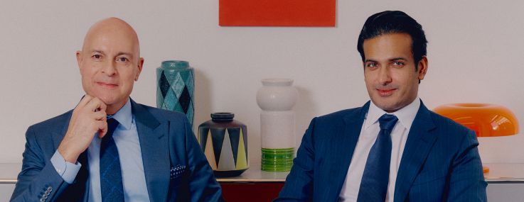 Mark Moskowitz (left) and Ameesh Agarwal of UPLAM at their 50 West 17th Street office.