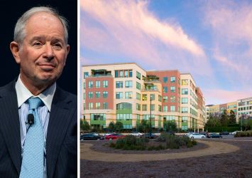 Steve Schwarzman and Pinnacle II (left, front) in Burbank, Calif.