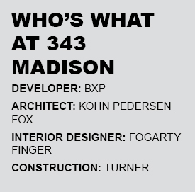 The Plan: BXP’s Planned 343 Madison Avenue Aims for ‘Hospitality Infused Vibe’ Who's what at 343 Madison.