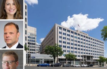 Nuveen Green Capital's Alexandra Cooley (top), Post Brothers' Matt (center) and Michael Pestronk (bottom), and 1825-1875 Connecticut Aveue NW, Washington, D.C.