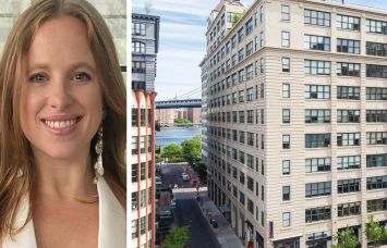 Two Trees Management's Alyssa Zahler and 45 Main Street, Brooklyn.