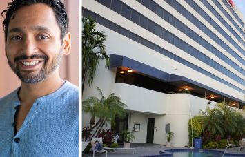 Bridgeton founder Atit Jariwala and the Sheraton Miami Airport Hotel.