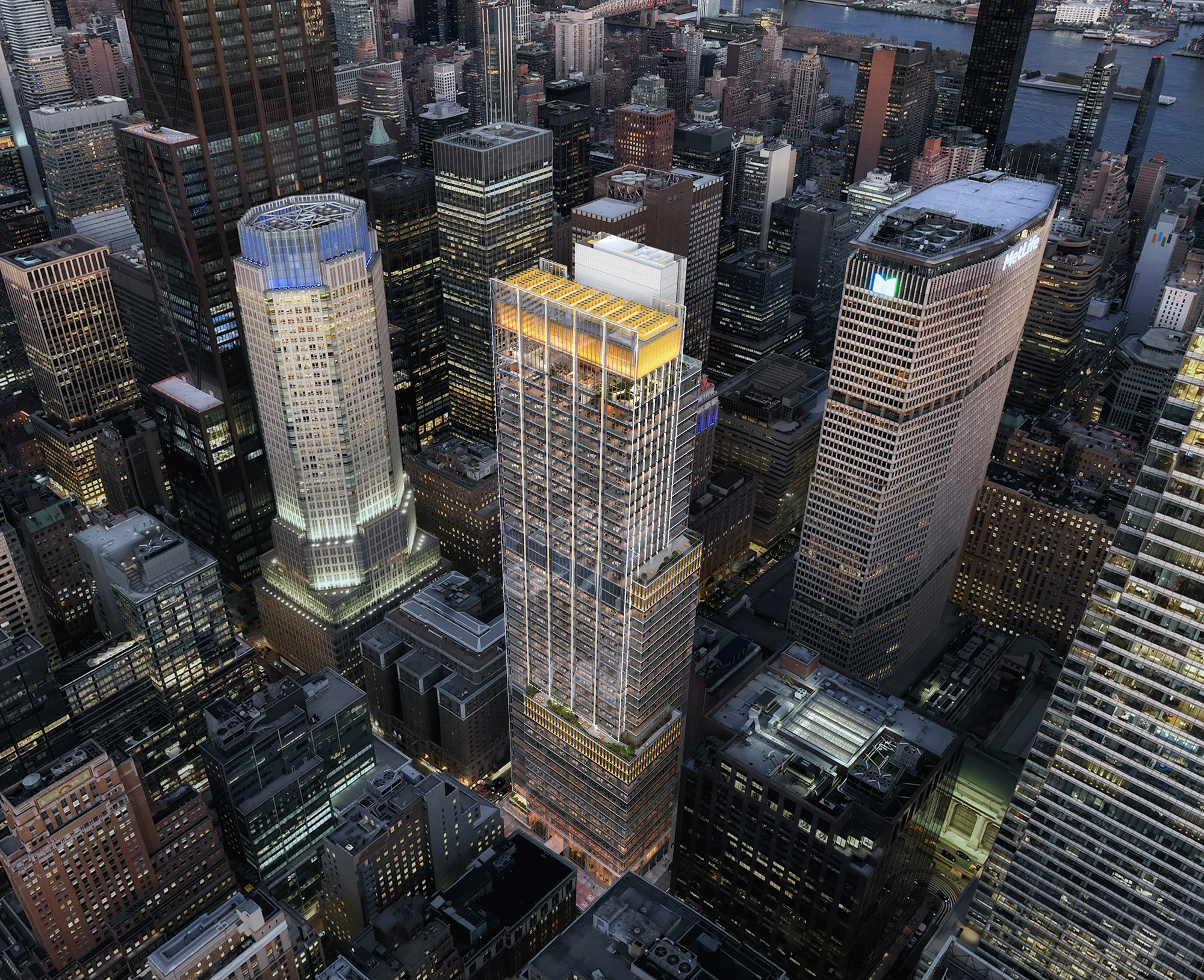 Full delivery of 343 Madison is expected in 2029.