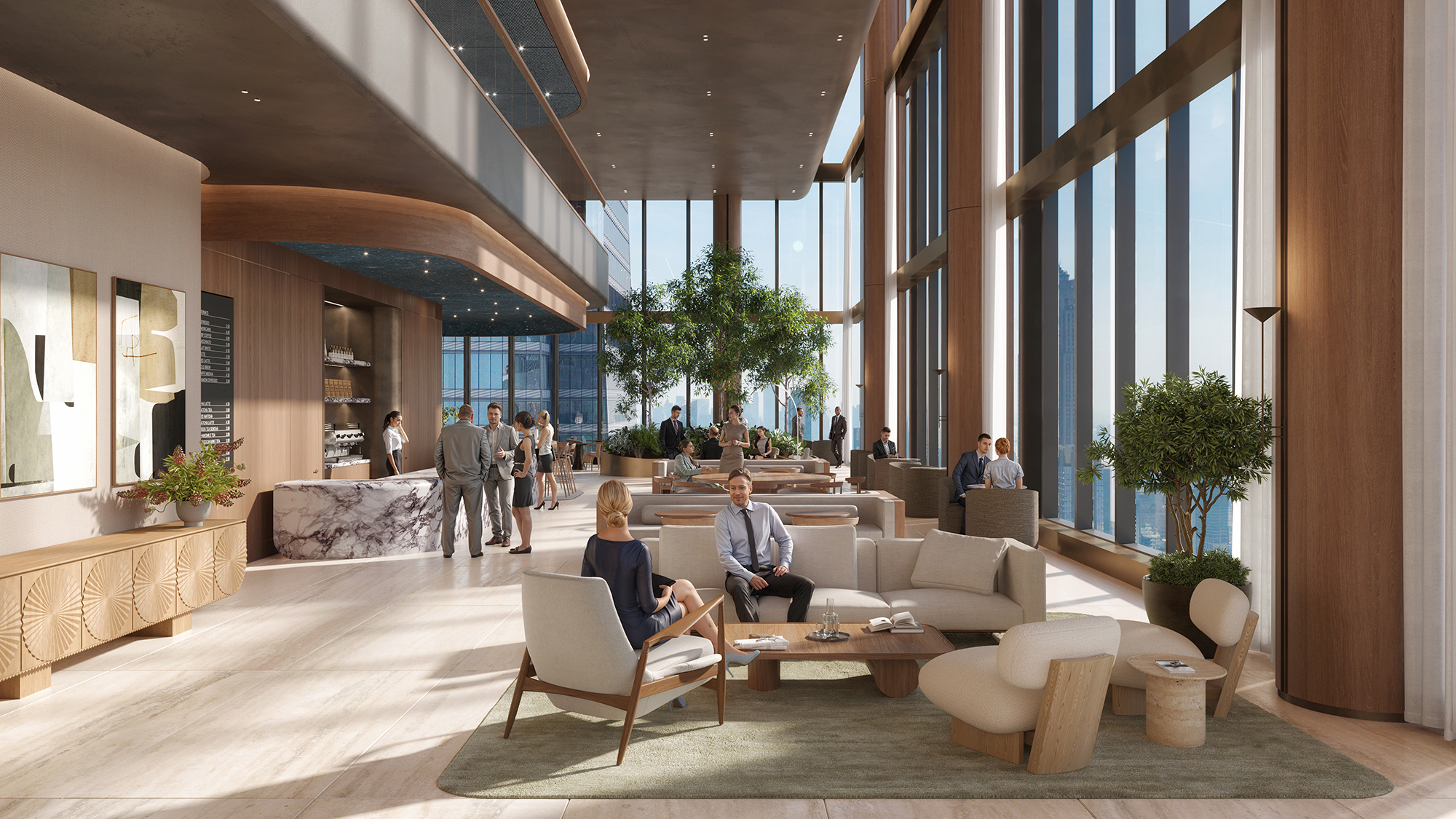 The amenities space will span approximately 30,000 square feet.