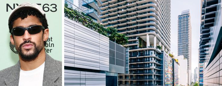 Bad Bunny and 8 Southeast 8th Street, Miami.