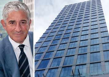 CBRE's Brad Gerla and 540 Fulton Street, Brooklyn.