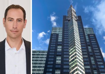 GFP Real Estate's Brian Steinwurtzel and 1540 Broadway.