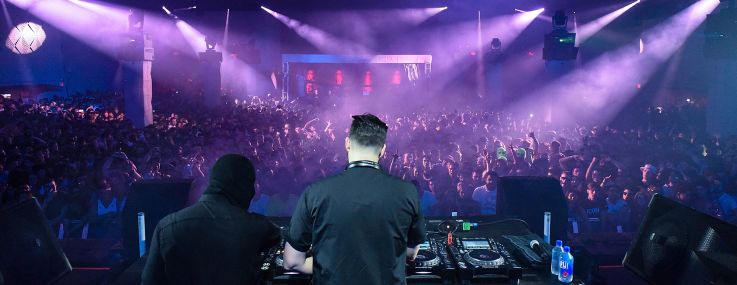 A concert at Brooklyn Mirage.