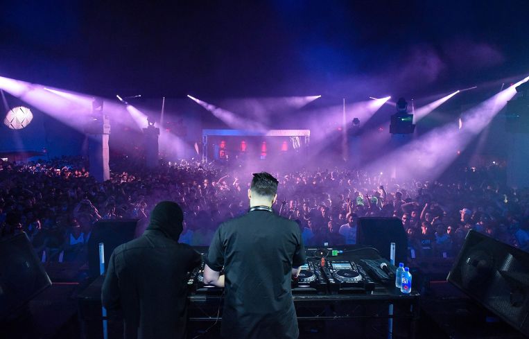 A concert at Brooklyn Mirage.