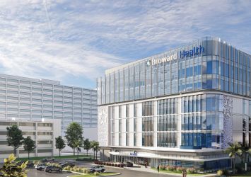 A rendering of the planned Broward Health Medical Center medical office building in Fort Lauderdale, Fla.