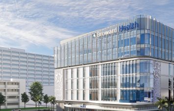 A rendering of the planned Broward Health Medical Center medical office building in Fort Lauderdale, Fla.