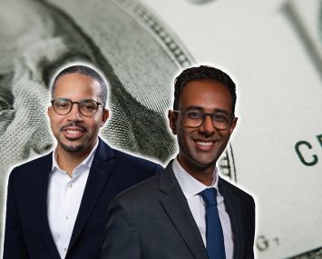 Killian Toms and Achal Gandhi of CBRE Investment Management.