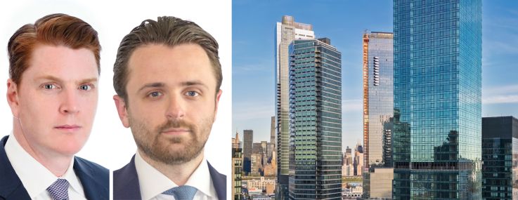 JLL Capital Markets' Christopher Peck (clockwise from top left), Nicco Lupo, Alex Staikos and Michael Shmuely, and The Italic.
