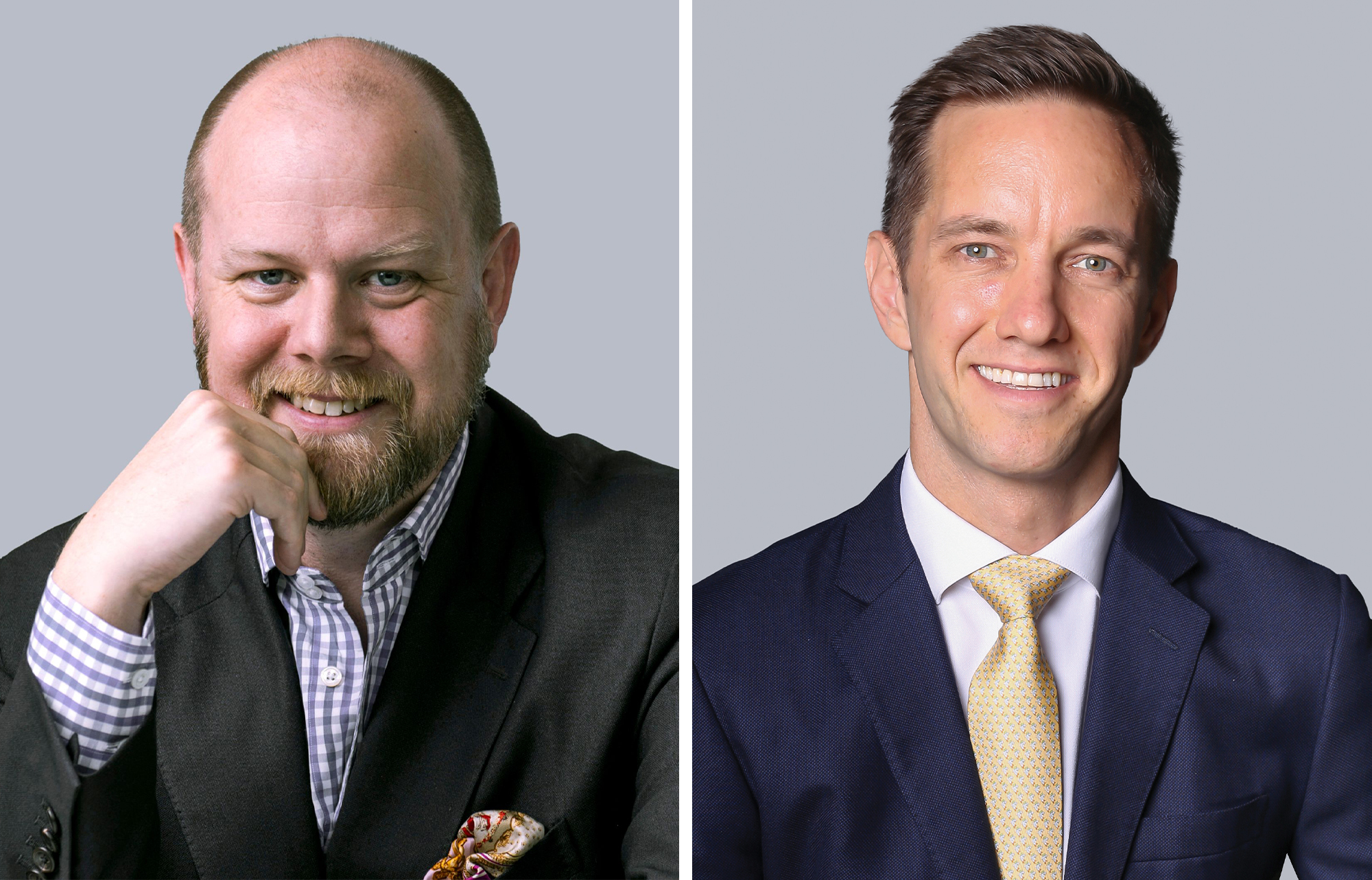 Dave Martin (left) and Henry Bott.