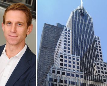 JLL's David Kleiner and 320 Park Avenue.