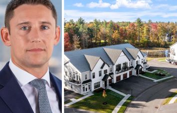 Dwight Mortgage Trust’s David Scheer and Elements at Saratoga Lake multifamily community in Saratoga Springs, N.Y.