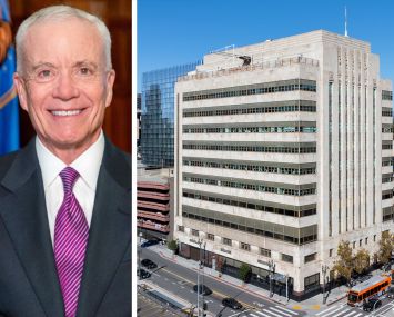 Ed Forst, administrator of the General Services Administration, and 145 South Spring Street, Los Angeles.