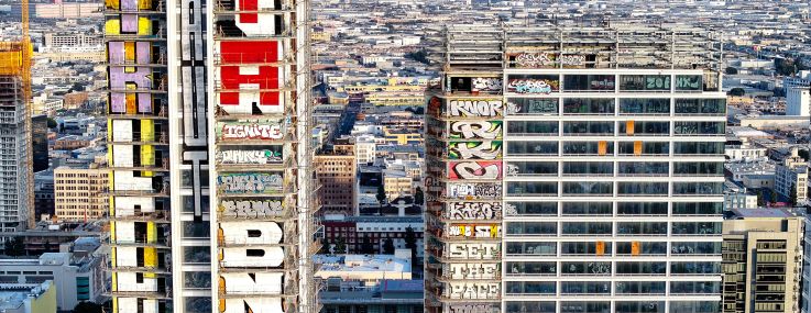 Oceanwide Plaza in Downtown Los Angeles.