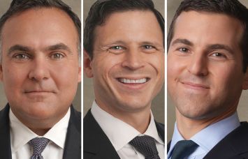 Blackstone's Giovanni Cutaia (from left), Jacob Werner, David Levine and Mike Forman.