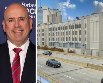 Carlyle Group CEO Harvey Schwartz and a Manhattan Mini Storage location.