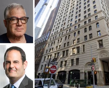 Quantum Pacific's Idan Ofer (top), Apollo Global Management's Scott Weiner (bottom) and 101 Greenwich Street.