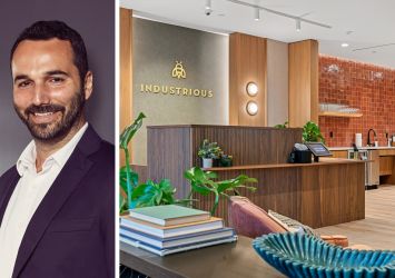 CBRE's Jamie Hodari and Industrious at Studio Plaza in Burbank, Calif.