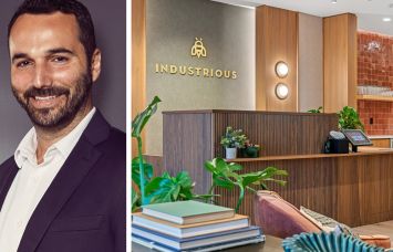 CBRE's Jamie Hodari and Industrious at Studio Plaza in Burbank, Calif.