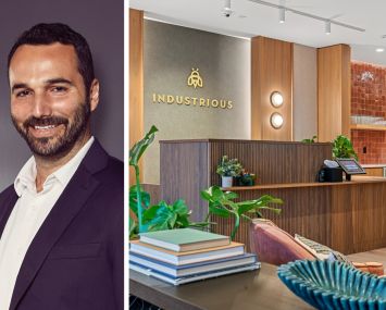 CBRE's Jamie Hodari and Industrious at Studio Plaza in Burbank, Calif.