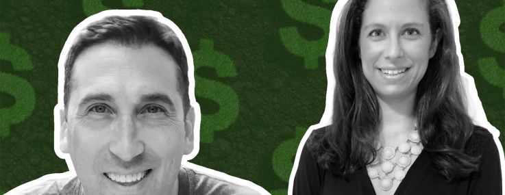 Whale's Jamie Petraglia (right) and Camber Creek's Alexandra Nicoletti.