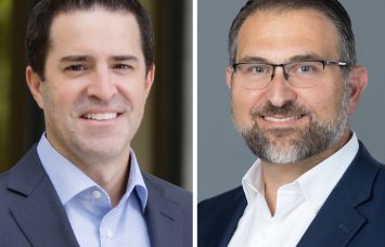 Amoroso Companies' Jason Amoroso (left), Arselle Investments' Kev Zoryan (center) and Aaron Greeno (right).