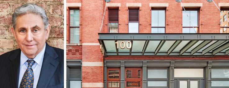GFP Real Estate Chairman Jeffrey Gural and 100 Crosby Street.