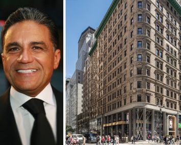 The Moinian Group's Joseph Moinian and 545 Fifth Avenue.