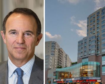 Acadia Realty's Ken Bernstein and the Shops at Skyview, Queens.