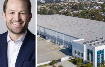 Link Logistics CEO Luke Petherbridge and 588 Crenshaw Boulevard, Torrance, Calif.