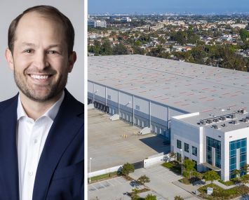 Link Logistics CEO Luke Petherbridge and 588 Crenshaw Boulevard, Torrance, Calif.