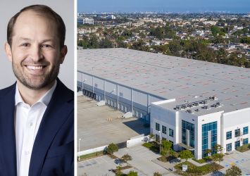 Link Logistics CEO Luke Petherbridge and 588 Crenshaw Boulevard, Torrance, Calif.
