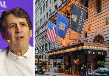 Apollo Global Management's Marc Rowan and the St. Regis Hotel.