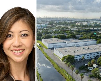 PGIM Real Estate's Michelle Liu. An industrial property near Miami International Airport.