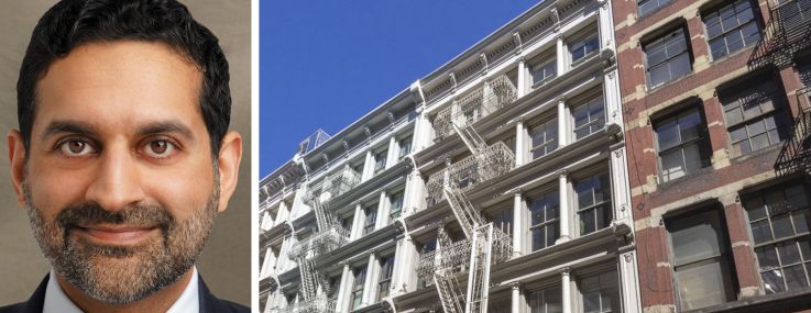 Blackstone's Nadeem Meghji and 113 Spring Street.