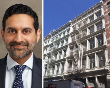 Blackstone's Nadeem Meghji and 113 Spring Street.