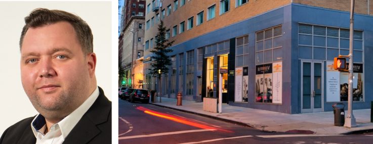 Verada Retail's Nathaniel Mallon (top) and David Dubinsky (bottom), and 168 Montague Street, Brooklyn.