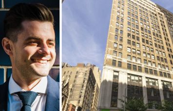 Newmark's Nick Scribani and 1375 Broadway.
