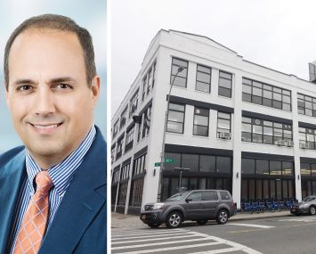 Alexandria Real Estate CEO Peter Moglia and 30-02 48th Avenue, Queens.