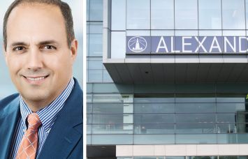 CEO Peter Moglia and Alexandria Real Estate's Center for Life Sciences in Manhattan.