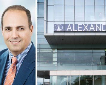 CEO Peter Moglia and Alexandria Real Estate's Center for Life Sciences in Manhattan.