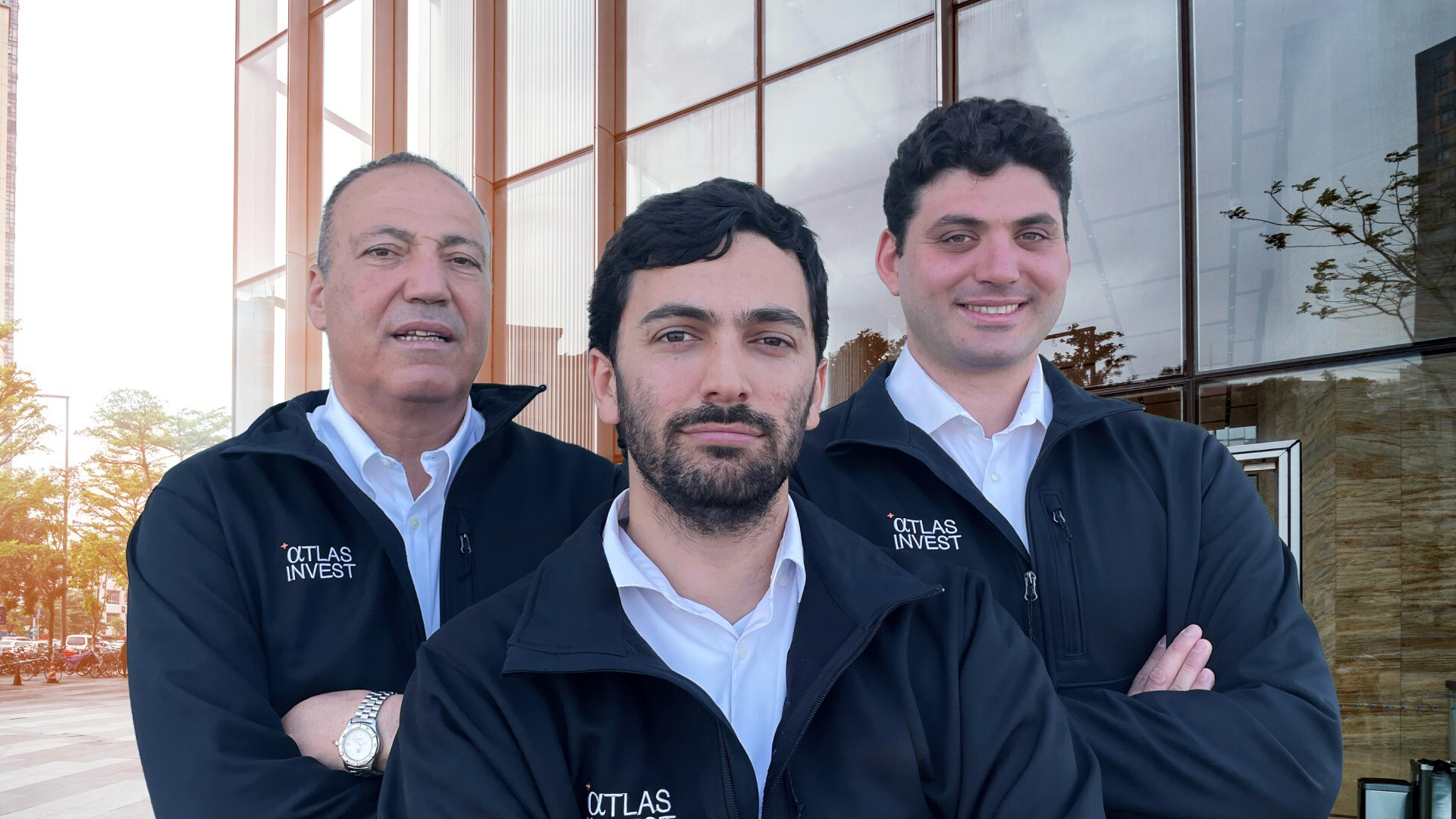 Atlas Founders Roni Peled (from left), Tal Shahar, and Nir Peled.