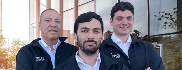 Atlas Founders Roni Peled (from left), Tal Shahar, and Nir Peled.