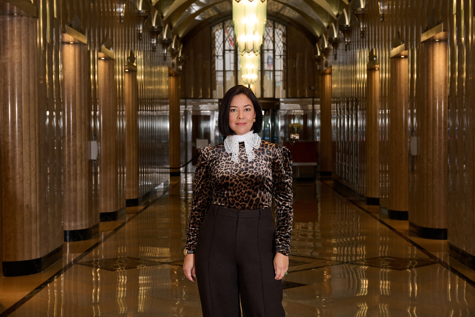 Sandhya Espitia, COO of REBNY, photographed at the organization's 570 Lexington Ave. office on Jan. 12, 2026.