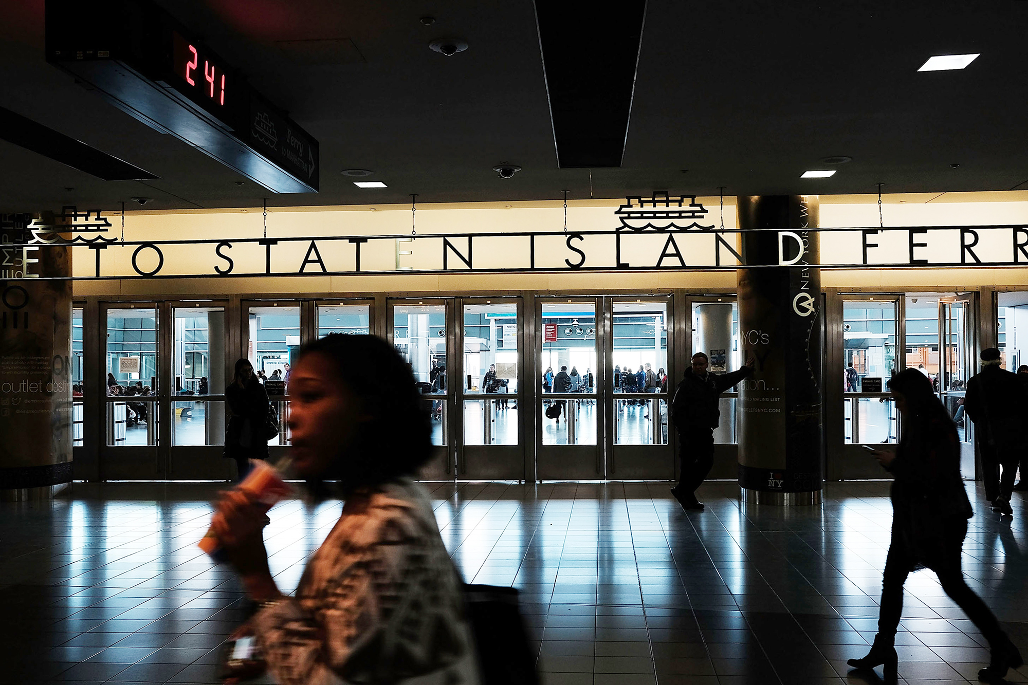 Staten Island Ferry Terminal.