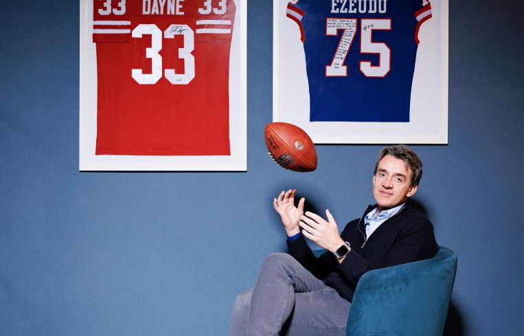 Will Blogett, founder and CEO of Tredway, at the firm's midtown Manhattan office.